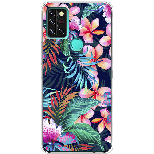 Чехол BoxFace Umidigi A9 Pro flowers in the tropics