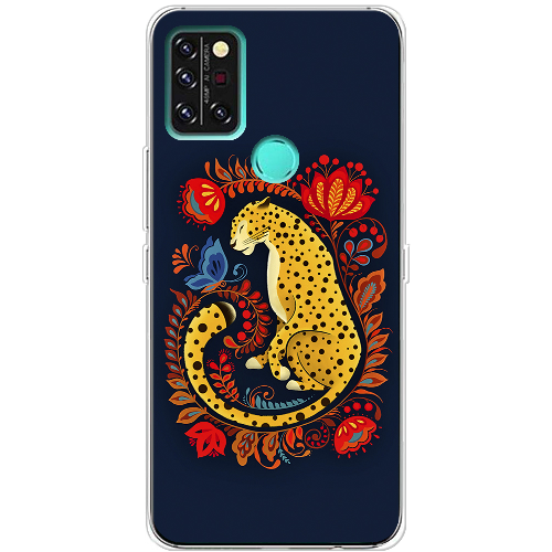 Чехол BoxFace Umidigi A9 Pro Petrykivka Leopard