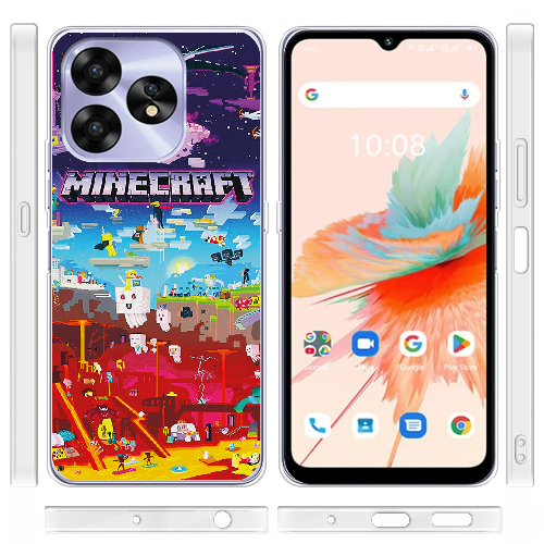 Чехол BoxFace Umidigi A15C Minecraft World Beyond