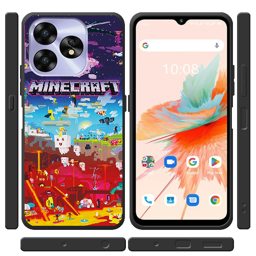 Чехол BoxFace Umidigi A15C Minecraft World Beyond