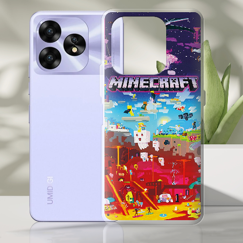 Чехол BoxFace Umidigi A15C Minecraft World Beyond