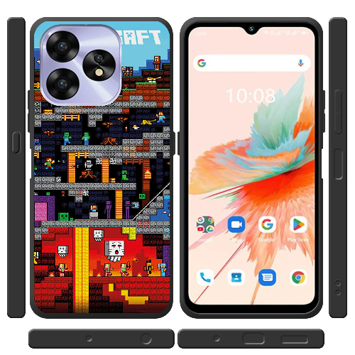 Чехол BoxFace Umidigi A15C Minecraft Lode Runner