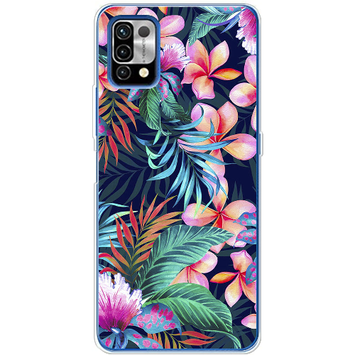 Чехол BoxFace Umidigi Power 5 flowers in the tropics