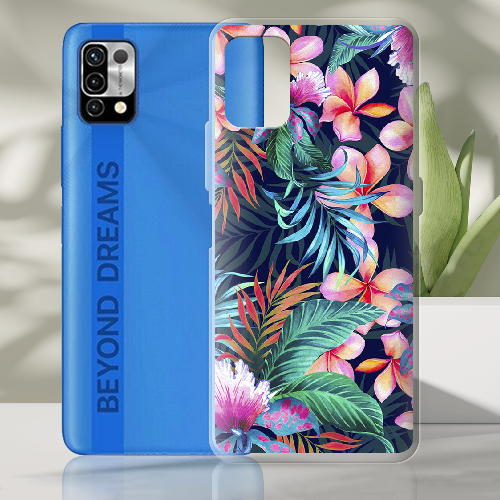 Чехол BoxFace Umidigi Power 5 flowers in the tropics