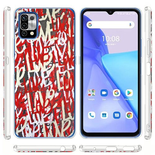 Чехол BoxFace Umidigi Power 5 Love Graffiti