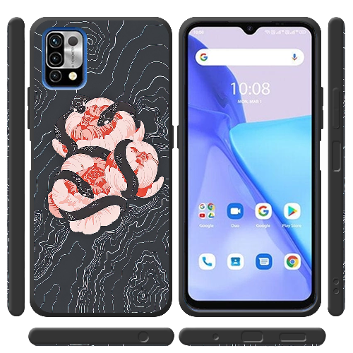 Чехол BoxFace Umidigi Power 5 Snake Rose