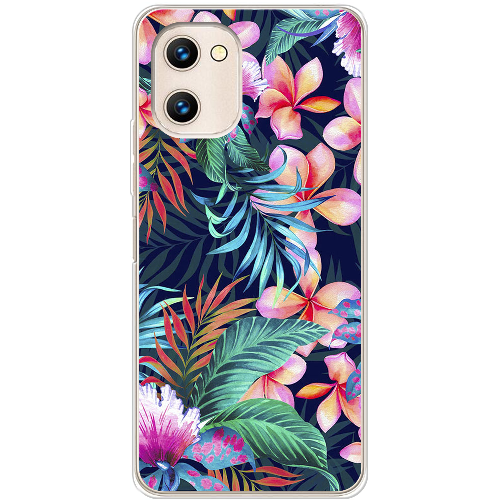 Чехол BoxFace Umidigi G1 flowers in the tropics