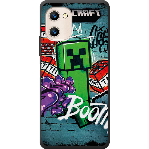 Чехол BoxFace Umidigi G1 Minecraft Graffiti