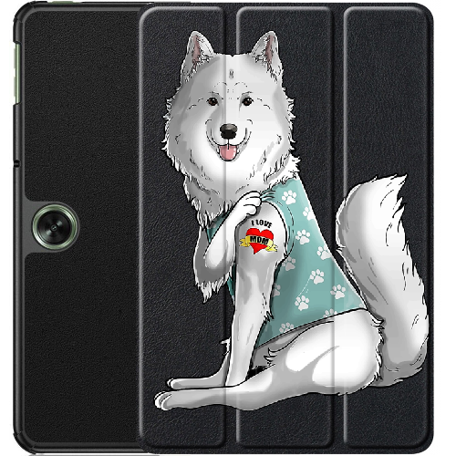 Чехол для OPPO Pad Neo Husky i Love Mom