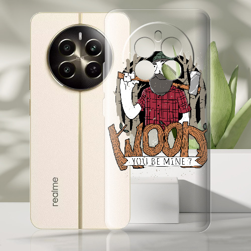 Чехол BoxFace Realme 12 Plus 5G Wood you be mine