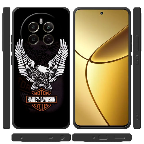 Чехол BoxFace Realme 12 Plus 5G Harley Davidson and eagle