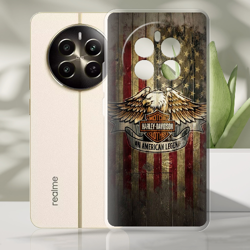 Чехол BoxFace Realme 12 Plus 5G Harley Davidson An American Legend