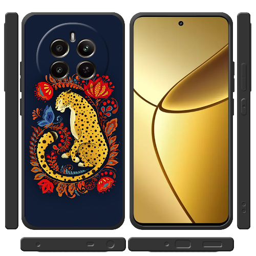 Чехол BoxFace Realme 12 Plus 5G Petrykivka Leopard