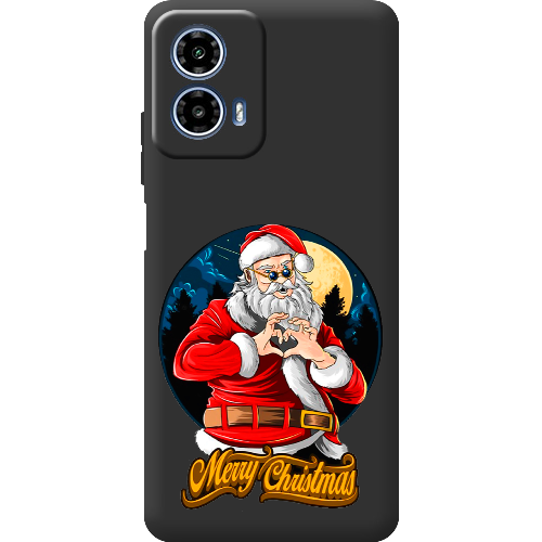 Чехол BoxFace Motorola G34 Cool Santa and heart