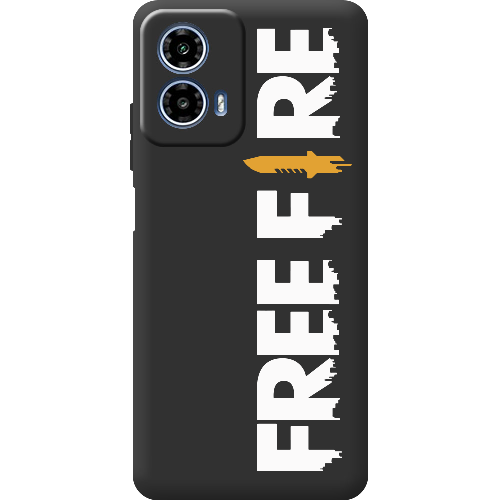 Чехол BoxFace Motorola G34 Белый Free Fire