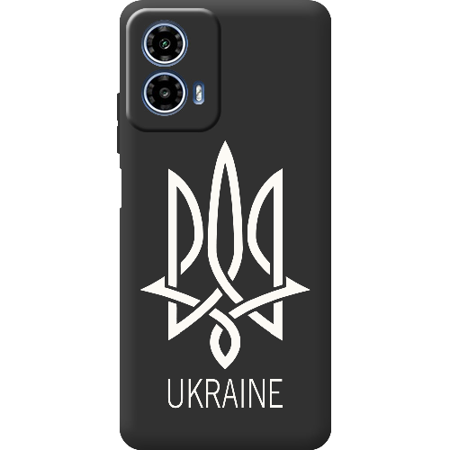 Чехол BoxFace Motorola G34 Тризуб монограмма UKRAINE