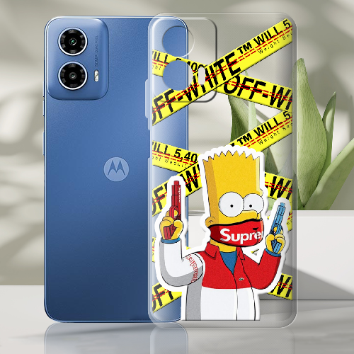 Чехол BoxFace Motorola G34 White Bart