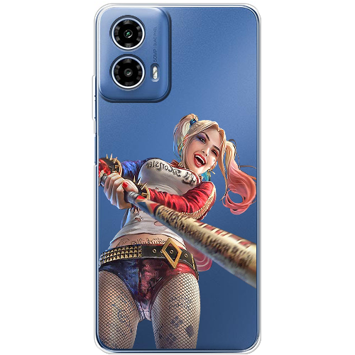 Чехол BoxFace Motorola G34 Happy Harley Quinn