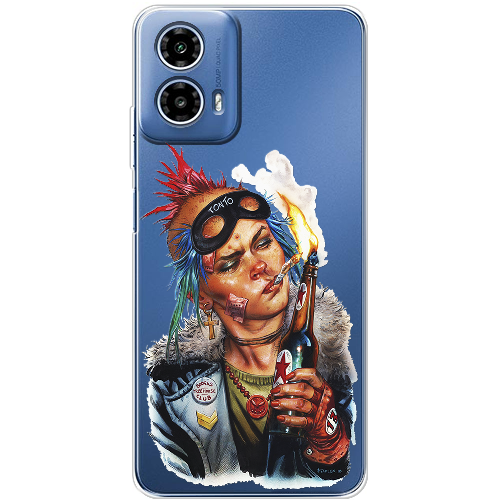 Чехол BoxFace Motorola G34 Tanker Girl