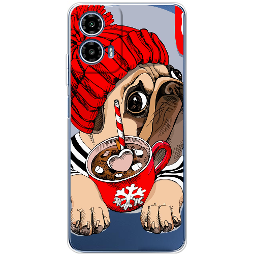 Чехол BoxFace Motorola G34 Winter Puggy