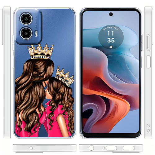 Чехол BoxFace Motorola G34 Queen and Princess