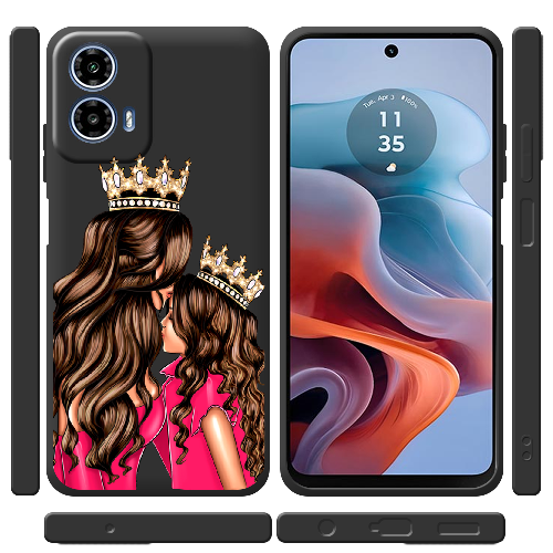 Чехол BoxFace Motorola G34 Queen and Princess