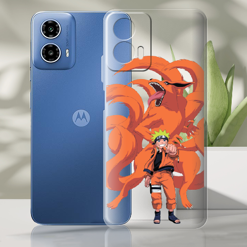 Чехол BoxFace Motorola G34 Naruto and Kurama