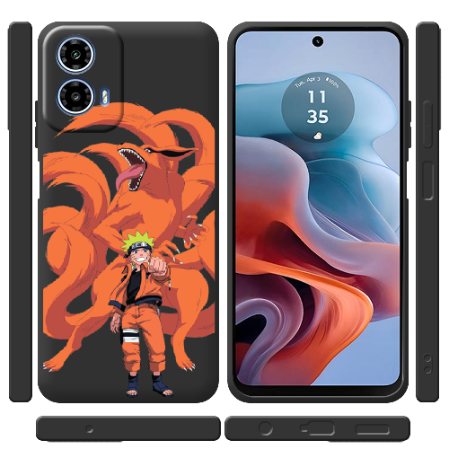 Чехол BoxFace Motorola G34 Naruto and Kurama