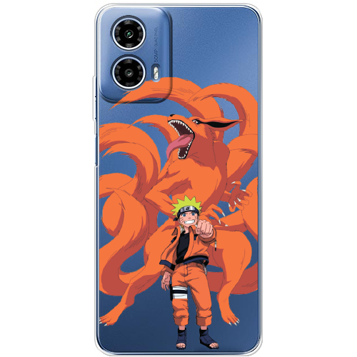 Чехол BoxFace Motorola G34 Naruto and Kurama