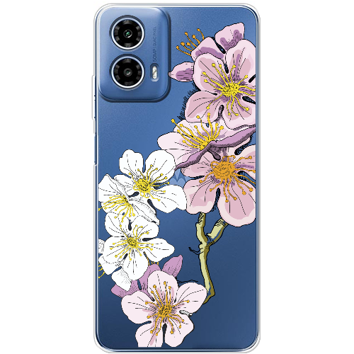 Чехол BoxFace Motorola G34 Cherry Blossom