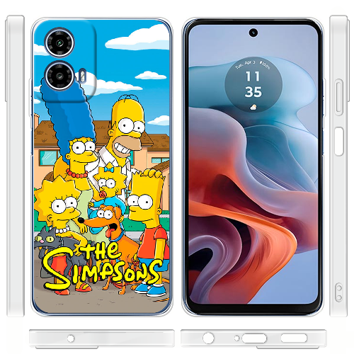 Чехол BoxFace Motorola G34 the simpsons