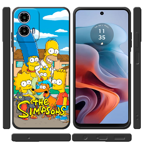 Чехол BoxFace Motorola G34 the simpsons