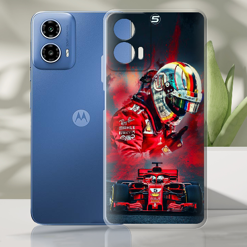 Чехол BoxFace Motorola G34 Racing Car