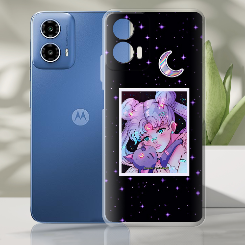 Чехол BoxFace Motorola G34 Sailor Moon night