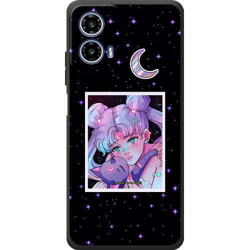 Чехол BoxFace Motorola G34 Sailor Moon night