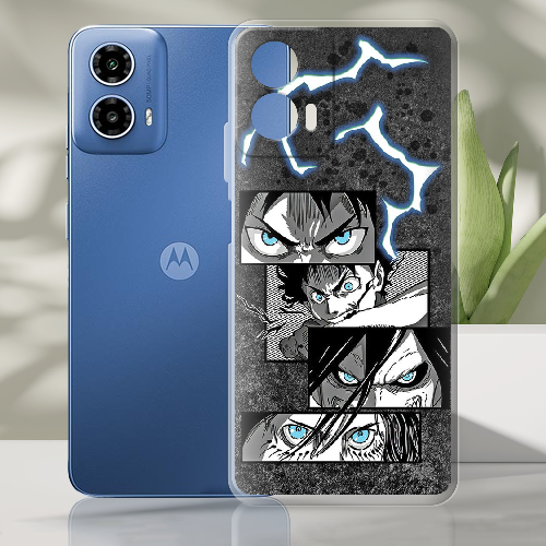 Чехол BoxFace Motorola G34 Eren Yeager Transformation