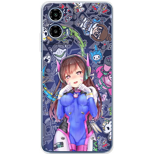 Чехол BoxFace Motorola G34 Overwatch D.VA