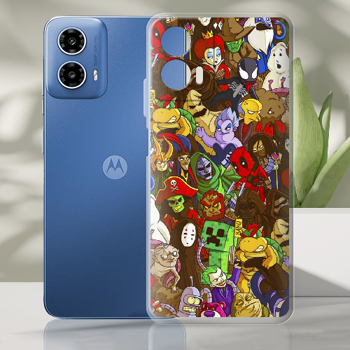 Чехол BoxFace Motorola G34 Злодеи