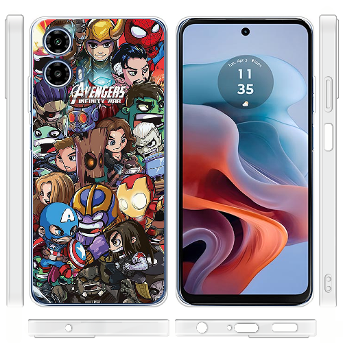 Чехол BoxFace Motorola G34 Avengers Infinity War