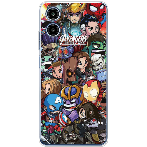 Чехол BoxFace Motorola G34 Avengers Infinity War