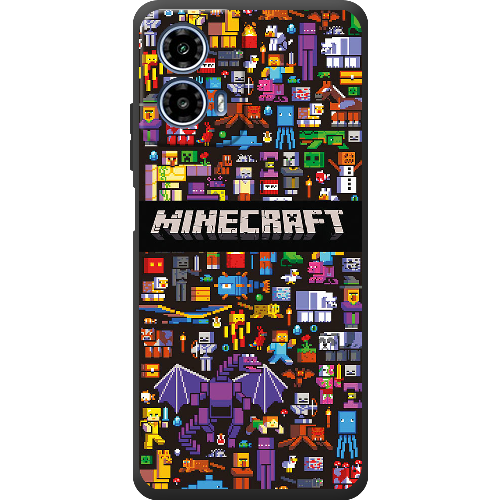 Чехол BoxFace Motorola G34 Minecraft Mobbery