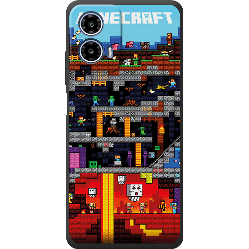 Чехол BoxFace Motorola G34 Minecraft Lode Runner