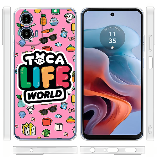 Чехол BoxFace Motorola G34 Toca Boca Life World