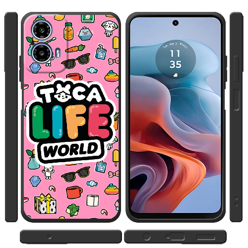 Чехол BoxFace Motorola G34 Toca Boca Life World