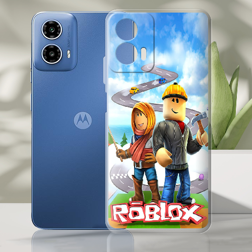 Чехол BoxFace Motorola G34 Roblox Білдерман