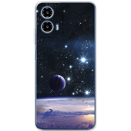 Чехол BoxFace Motorola G34 Space Landscape