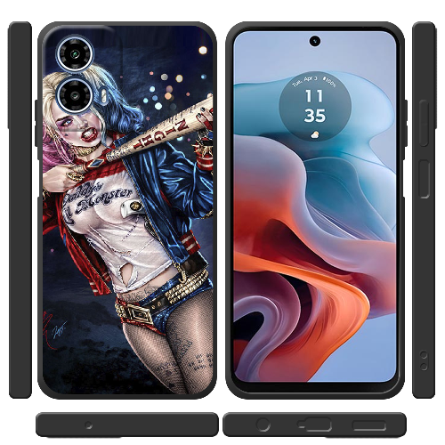 Чехол BoxFace Motorola G34 Harley Quinn