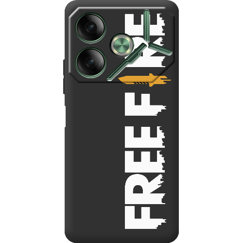 Чехол BoxFace Tecno POVA 6 Белый Free Fire