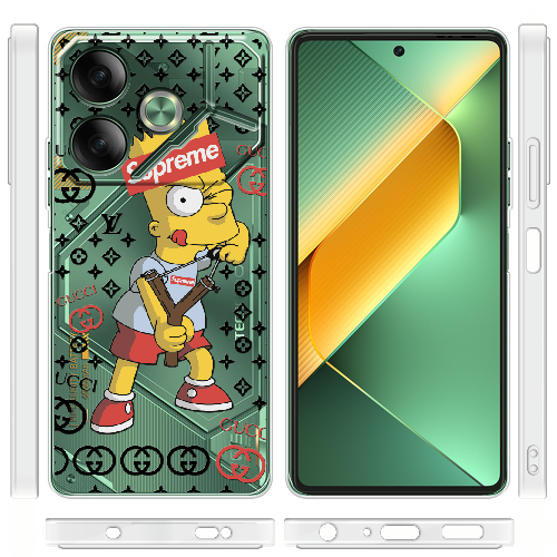 Чехол BoxFace Tecno POVA 6 Yellow Fun