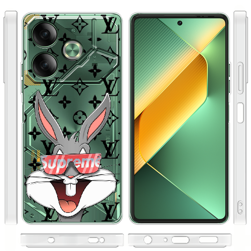 Чехол BoxFace Tecno POVA 6 looney bunny